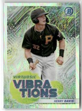 2022 BOWMAN #VV-8 HENRY DAVIS VIRTUOSIC VIBRATIONS PITTSBURGH PIRATES