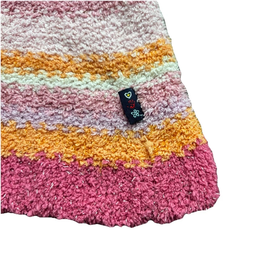 Suéter Pullover Mudd Jeans Logo Y2K Retro Recortado Cuello Alto Rosa Para Mujer XS Foto 4 de 4