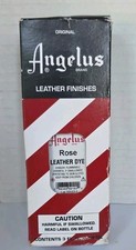 Angelus Rose Leather Dye with Wool Applicator Dauber 3 fl oz NEW