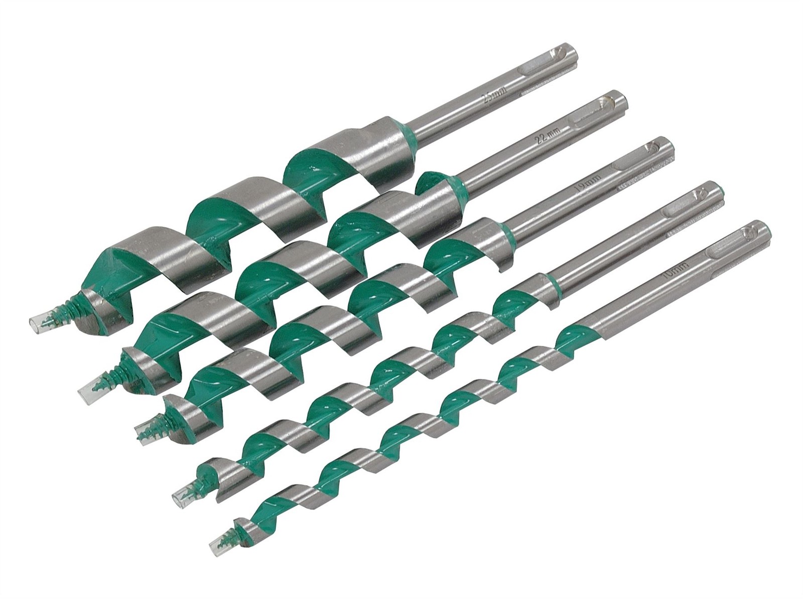 Neilen Sds Auger Wood Drill Bits Drilling Drills Bit Set 10mm - 25mm - Image 3