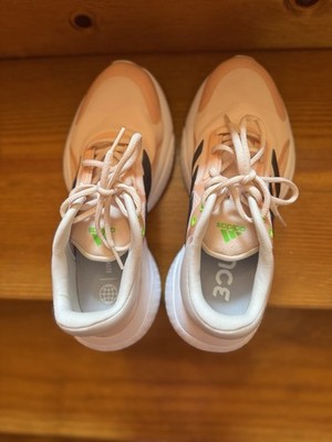 adidas Response Women's Peach Mesh Lightweight Running Sneakers Lace Up Low Top
