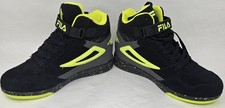 FILA 3BM01381-007 Multiverse Hightops Black & Yellow Size 5 No Original Box