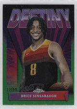 2023-24 Topps Chrome Destiny Green Refractor 11/99 Brice Sensabaugh #D-17 6k8