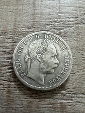 Austria 1881 1 Florin Silver Coin