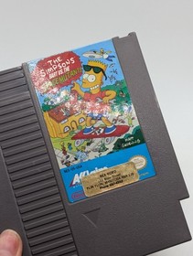 The Simpsons Bart Vs. The Space Mutants Nintendo NES Game Cart Only Authentic