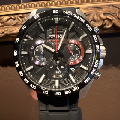 Seiko Men's SSB Essentials Series Chronograph Watch (Black Dial)