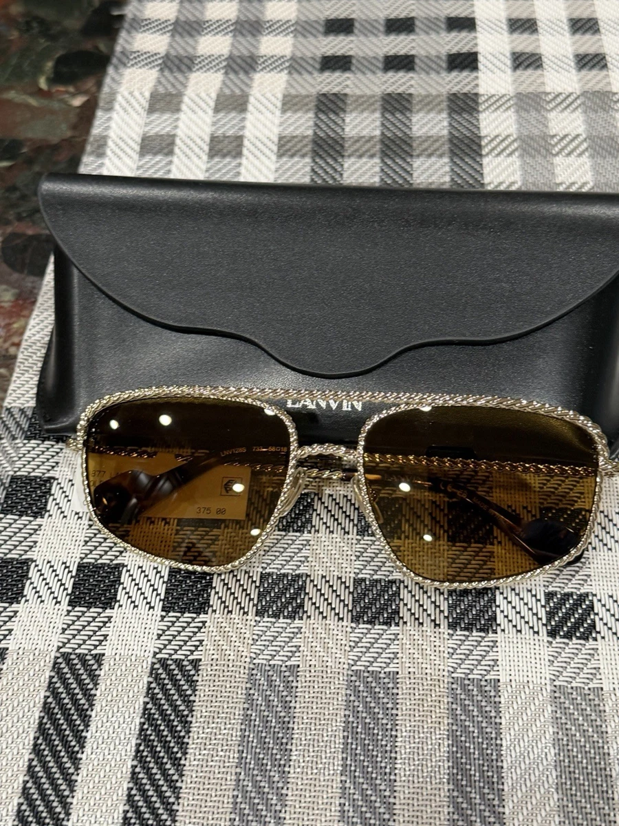 Lanvin Gold Sunglasses for Men for sale | eBay
