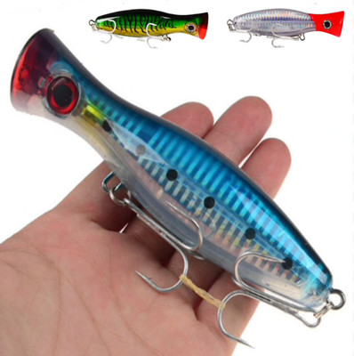 Topwater Popper Fishing Lure   1.5oz Floating Saltwater/Freshwater Plug