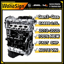 Long Block Engine Assembly For 13-20 Audi A1 A3 A4 A5 VW Golf EA888 Gen3 2.0 Gas