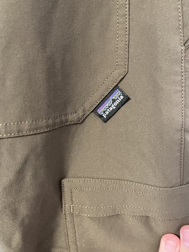Patagonia Pants Mens 32 Brown Outdoors Convertible Rip Stop Hiking Cargo Nylon - Picture 3 of 6