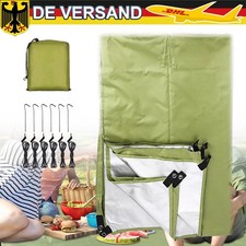 DE Wasserdichtes Tarp Outdoor Zeltplane Sonnensegel Plane 3x3m Armeegrün Camping