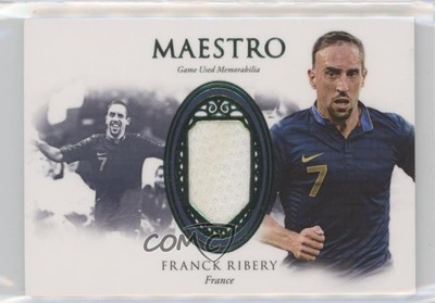 2022 Futera Unique World Football Maestro Relics Emerald /15 Franck Ribery #MS18