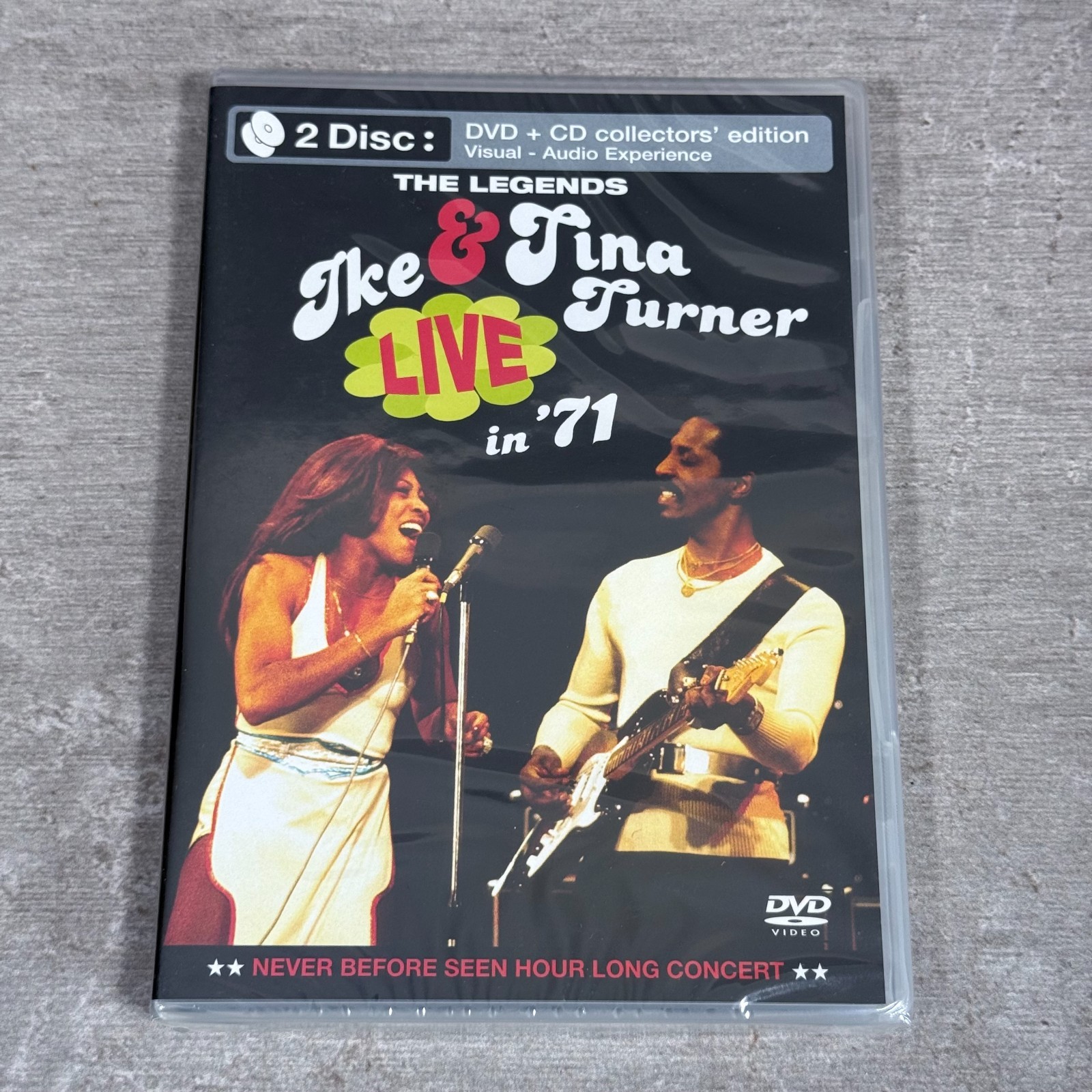 Ike & Tina Turner The Legends Live in 71 DVD CD - Collector's Edition NEW Sealed