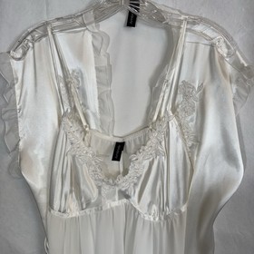 Women Large Set Ambrielle Sheer See Through Sexy Lingerie W/ Short Kimono Robe**