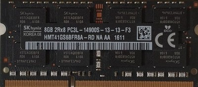 SK hynix 8GB 2Rx8 PC3-14900S SODIMM 204 PIN Laptop-Speicher RAM