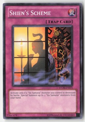 Yugioh - Shien's Scheme STOR-EN075 Unlimited - Storm of Ragnarok