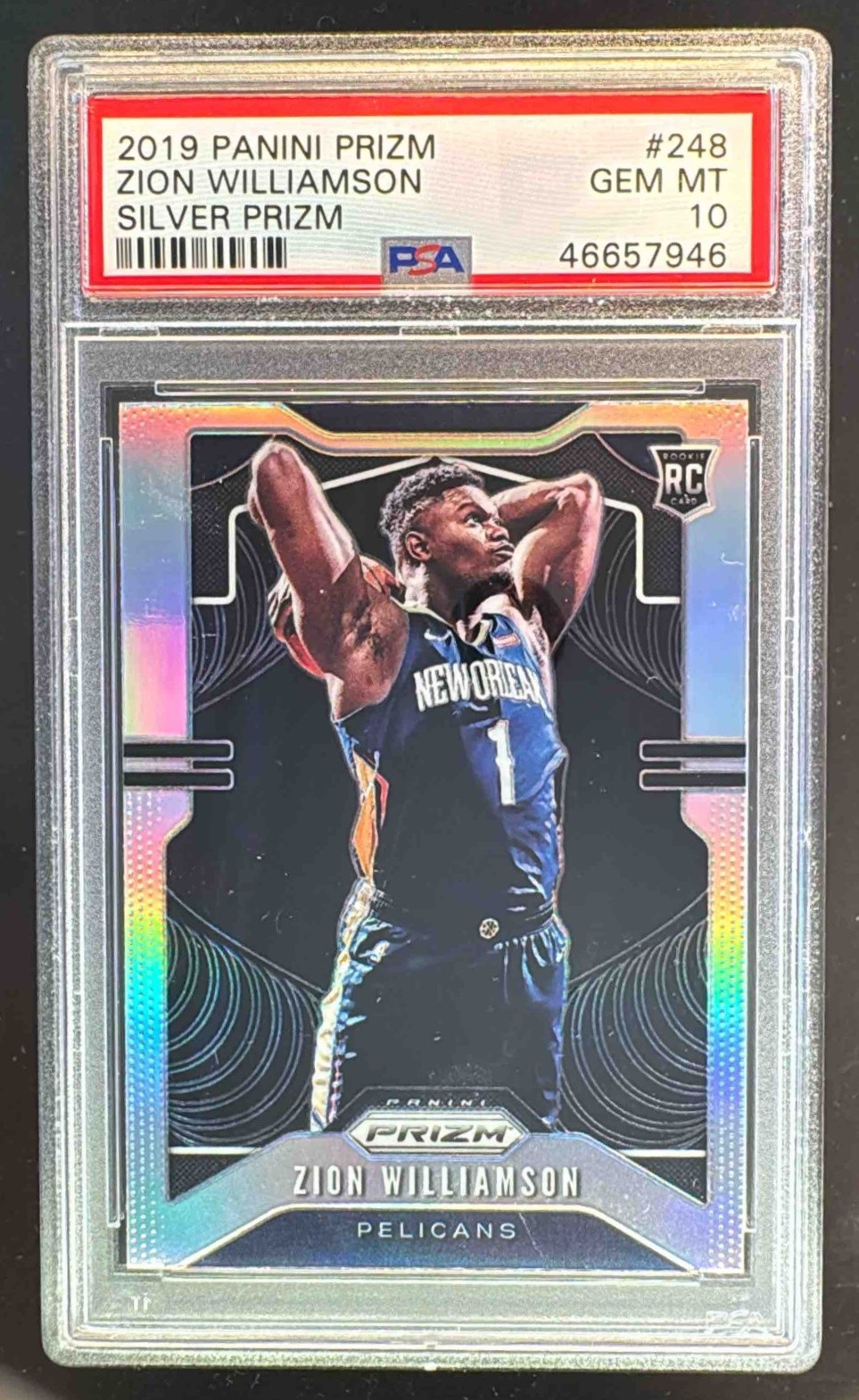 Zion Williamson Rookie Card Auction Tracker