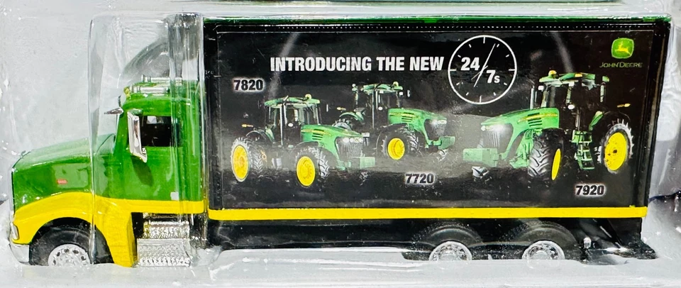 John Deere 7020 Series Peterbilt 385 Van Box Truck By SpecCasst 1/64th Scale - Image 3 of 4