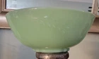 Vintage Fire King Jadeite Sheaves of Wheat Dessert/Berry Bowl