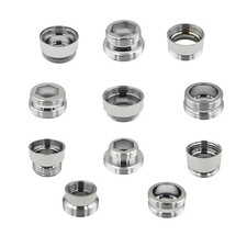 11 Pieces Brass Faucet Adapter Kit,Kitchen Sink Aerator Adapter Female to Male