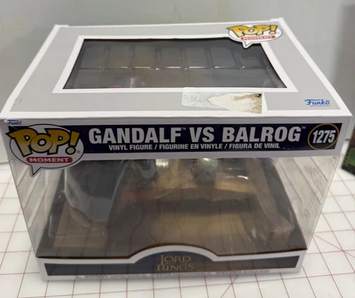 Funko Pop! Lord of the Rings Balrog vs Gandalf #1275 Damaged PKG #C1