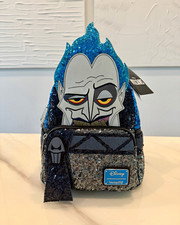 Loungefly Disney Villains Hades Hercules Sequin Mini Backpack NWT VERY RARE