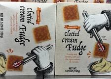 2 Packs Trader Joe’s Clotted Cream Fudge 5.29oz each LIMITED