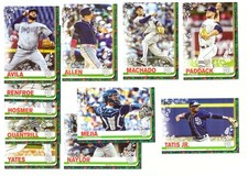 2019 Topps Walmart Holiday - SAN DIEGO PADRES Team Set 