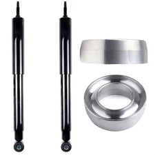 2" Front Leveling Lift Kit & Strut Shocks For 1994-2001 Dodge Ram 1500 2500 2WD