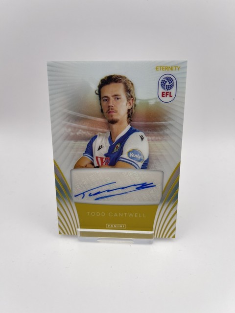 Panini EFL Eternity Todd Cantwell Blackburn Rovers Auto Gold Parallel /5