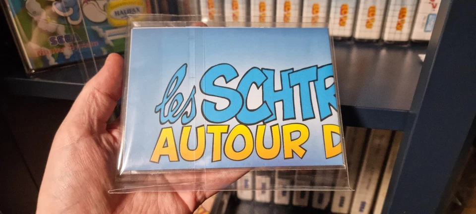 LES SCHTROUMPFS AUTOUR DU MONDE - (SMURFS 2) SEGA MASTER SYSTEM **POSTER ONLY** - Image 3 of 4