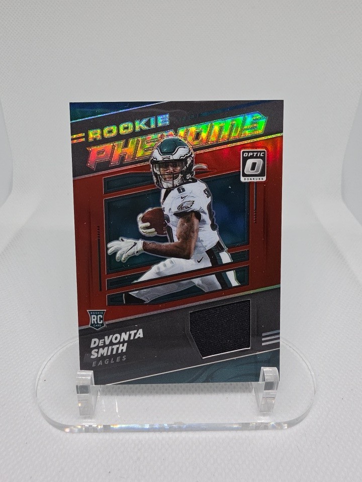2021 Panini Donruss Optic - Rookie Phenoms Devonta Smith #RP-5 Red Prizm...