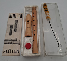 Vintage 1950s Moeck Soprano (in C) Maple Wood School Recorder Blockfl&ouml;te