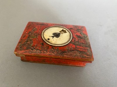 OLD QUADRILLE GAME BOX XVIII S