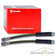 BREMBO 2x BREMSSCHLAUCH HINTEN FÜR VW GOLF 5 6 JETTA 4 PASSAT B6 3C B7 36 B8 3G