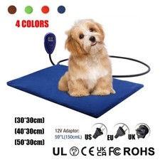 For Pet Dog Cat Waterproof Electric Heating Pad Heater Warmer Mat Bed Blanket US