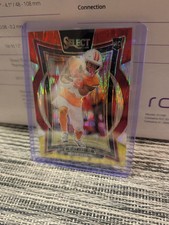 2024 Panini Select - Concourse Bucky Irving #4 Red & Yellow Shock Prizm (RC)