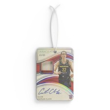 Caitlin Clark Basketball Rookie Card Car Air Freshener | Indiana Fever
