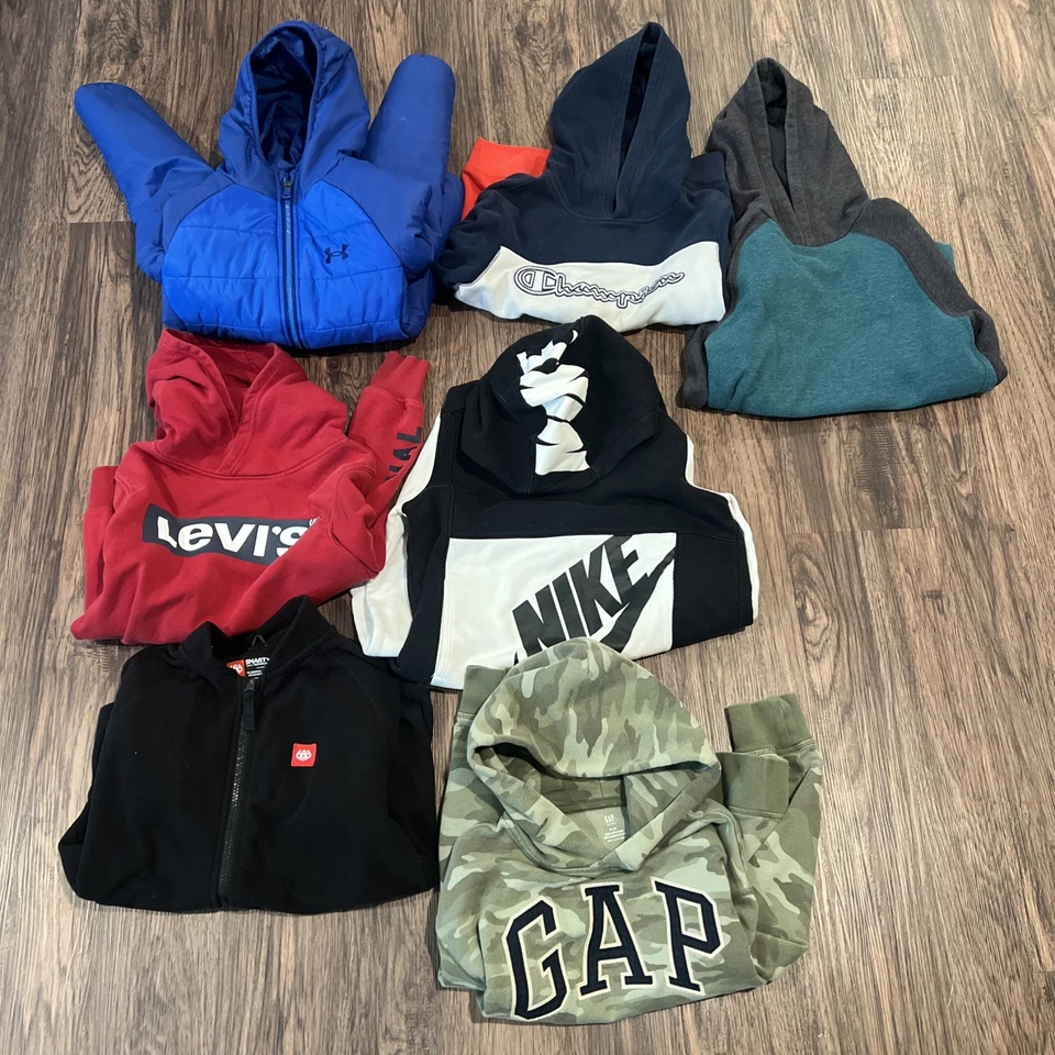 Lot Of Boys Clothes Mix Brand 7 Pieces Size 8 MEDIUM FALl/ WINTER - Image 2 of 4