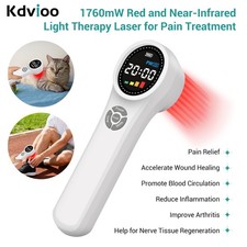Medical Cold Laser Therapy Device 660nm 810nm 980nm Red Light for Joint Pain New