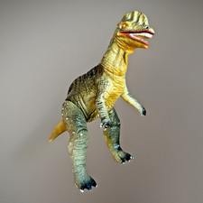 DILOPHOSAURUS Vintage 1998 Hard Plastic Jointed Posing Dinosaur Toy MTHK 6"