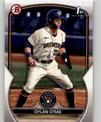 2023 Bowman Dylan O'Rae Prospects #BP-143 Milwaukee Brewers