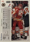 Tim Sweeney Calgary Flames autographed hockey card (1992-93 Upper Deck #375) — photo 2