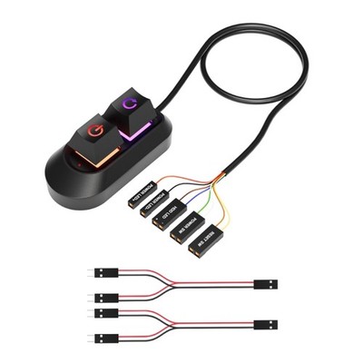 External PC Power Switches And Restart Button With Mechanical Key Switches