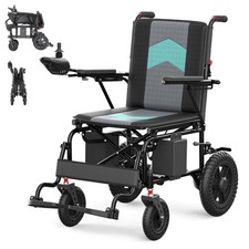 500W Power Electric Wheelchair All Terrain 4 Wheels Foldable 2  12Ah Battery