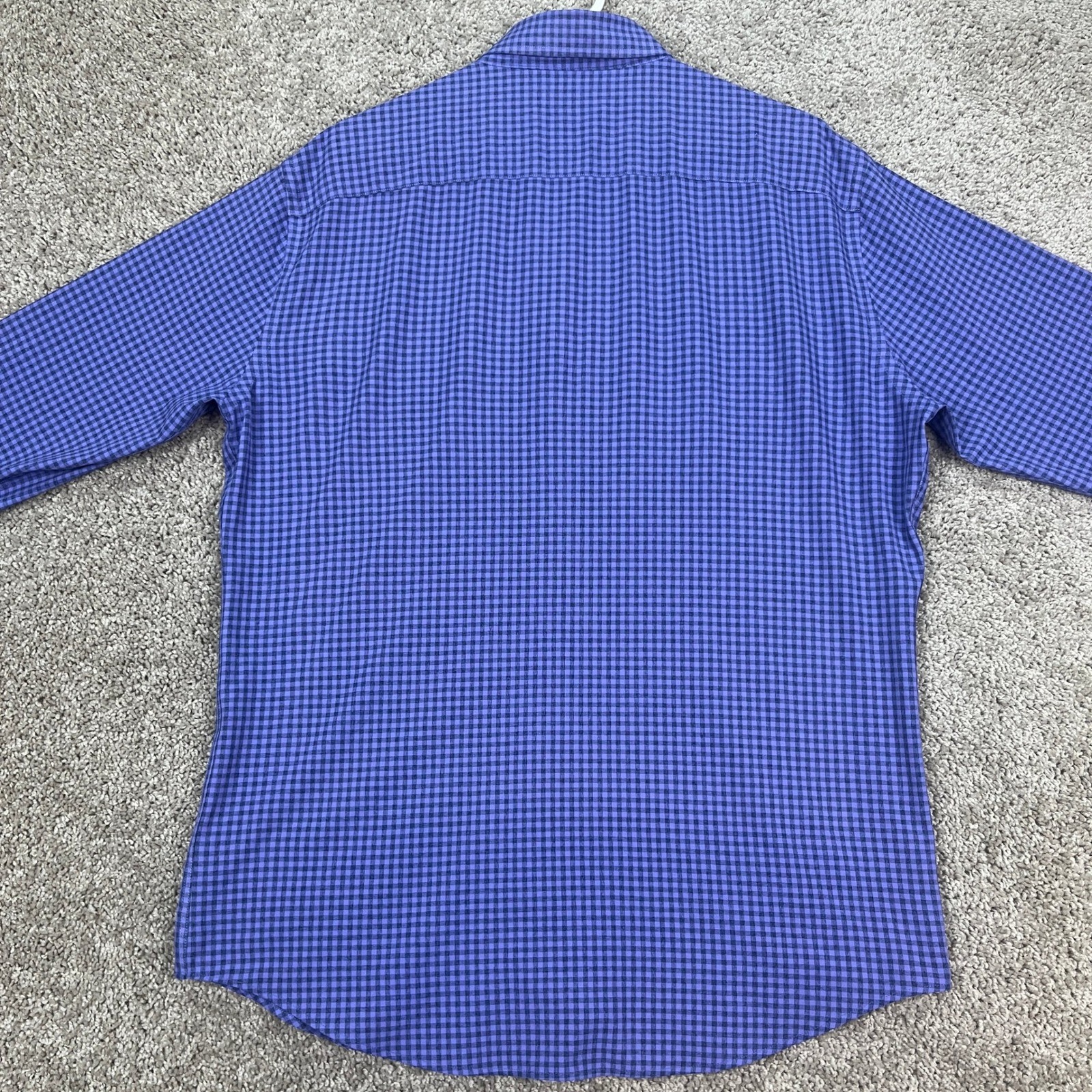Peter Millar Mens Medium Button Down Blue Gingham… - image 6
