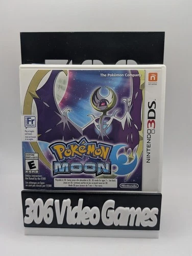 Pokemon Moon Nintendo 3DS Game CIB Authentic Tested