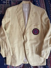 Vintage 40R 1950s 1960s 3/2 Roll Hopsack Club Blazer Ivy Style Trad Preppy Union