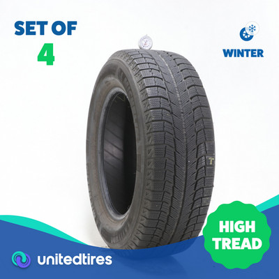 Set of (4) Used 245/65R17 Michelin Latitude X-Ice Xi2 107T - 8-9.5/32