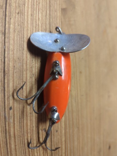 Vintage Fred Arbogast Jitterbug 5/8 Ounce Akron Ohio Topwater Fishing Lure 🎣🔥 - Picture 4 of 5